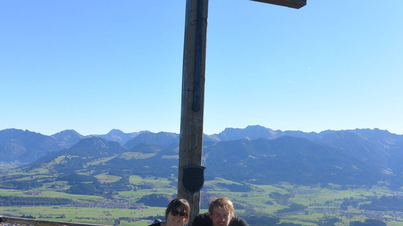 Am Gipfelkreuz Am Gipfelkreuz